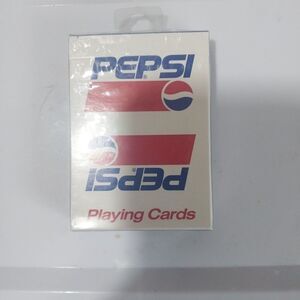 Vintage Pepsi Playing Cards Deck Plastic Coated Sealed Poker Made In USA